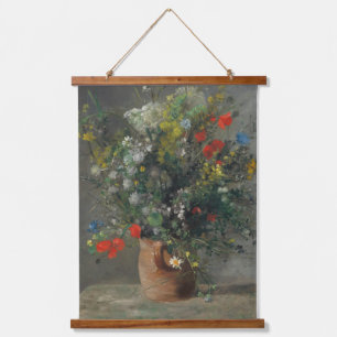 Pierre-Auguste Renoir - Flowers in a Vase 1866 Hanging Tapestry