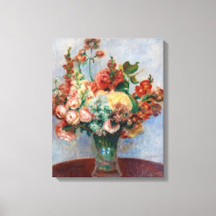 Pierre-Auguste Renoir - Flowers in a Vase Canvas Print