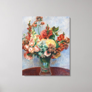 Pierre-Auguste Renoir - Flowers in a Vase Canvas Print