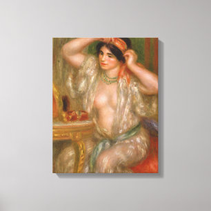 Pierre Auguste Renoir Gabrielle at the Mirror Canvas Print
