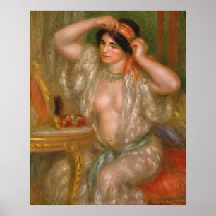 Pierre Auguste Renoir   Gabrielle at the Mirror Poster