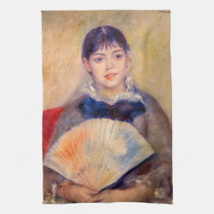 Pierre-Auguste Renoir - Girl with a Fan Kitchen Towel