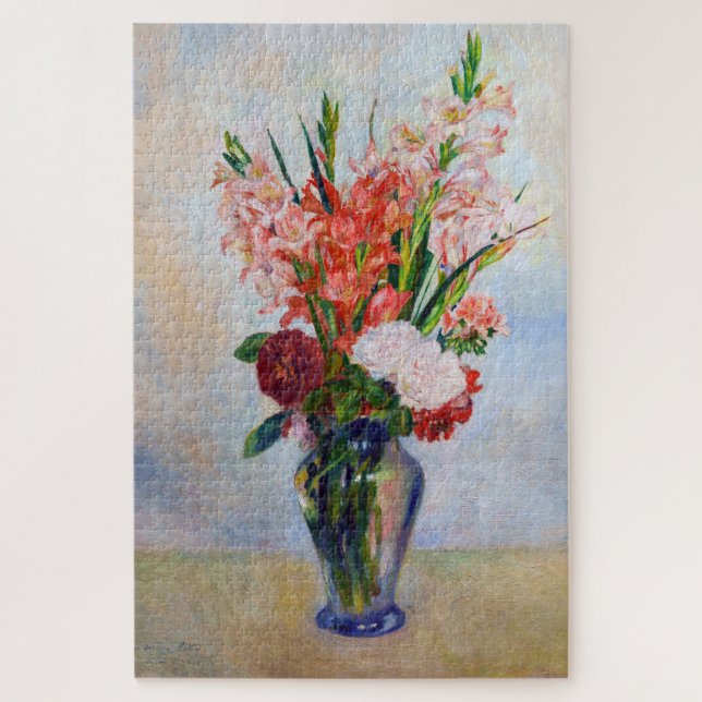 Pierre-Auguste Renoir - Gladioli Jigsaw Puzzle (Vertical)