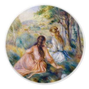Pierre-Auguste Renoir - In the Meadow Ceramic Knob