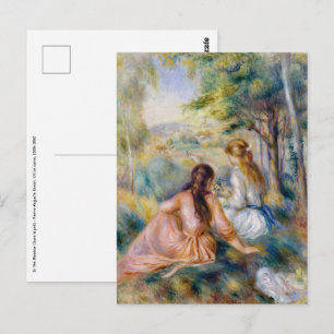 Pierre-Auguste Renoir - In the Meadow Postcard