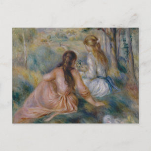 Pierre Auguste Renoir   In the Meadow Postcard