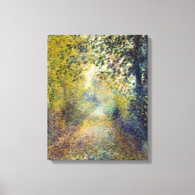 Pierre-Auguste Renoir - In the Woods Canvas Print (Front)