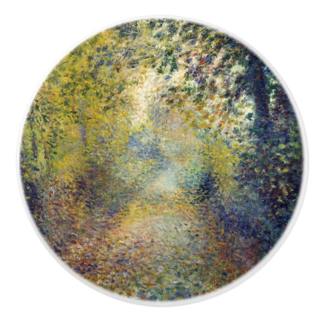 Pierre-Auguste Renoir - In the Woods Ceramic Knob (Front)