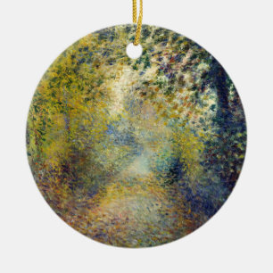 Pierre-Auguste Renoir - In the Woods Ceramic Ornament