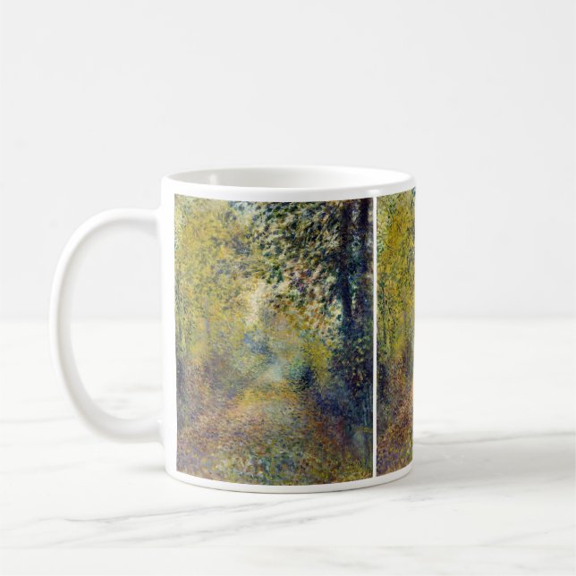 Pierre-Auguste Renoir - In the Woods Coffee Mug (Left)