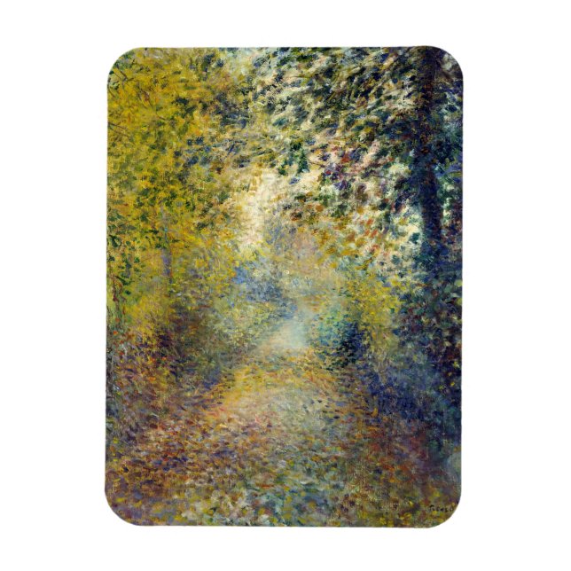 Pierre-Auguste Renoir - In the Woods Magnet (Vertical)