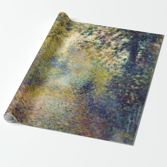 Pierre-Auguste Renoir - In the Woods Wrapping Paper (Unrolled)