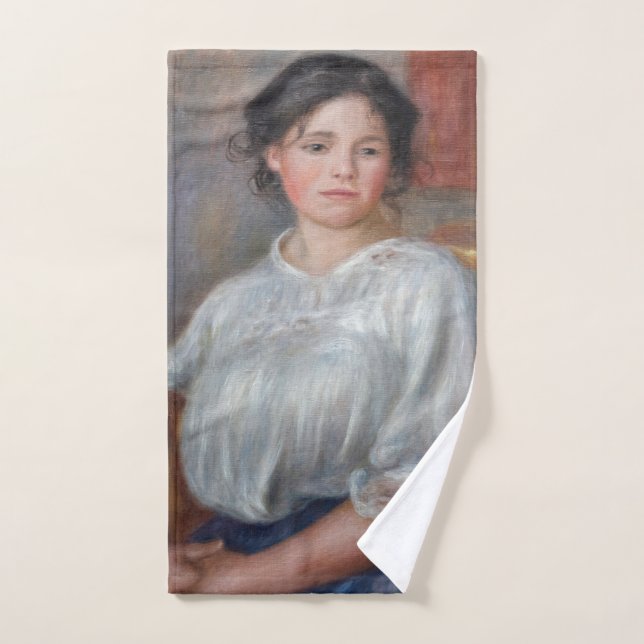 Pierre-Auguste Renoir - Jeune Femme Assis (Serviette à main)