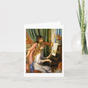 Pierre-Auguste Renoir - Jeunes Filles au Piano Card