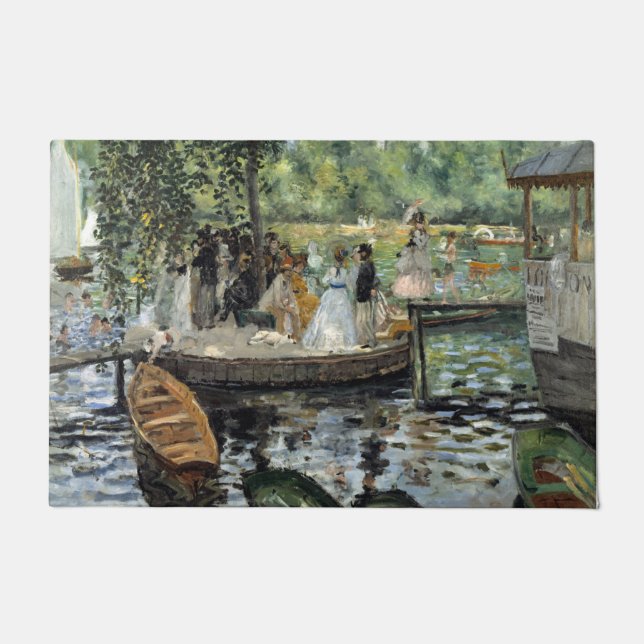 Pierre-Auguste Renoir - La Grenouillere Doormat (Front)