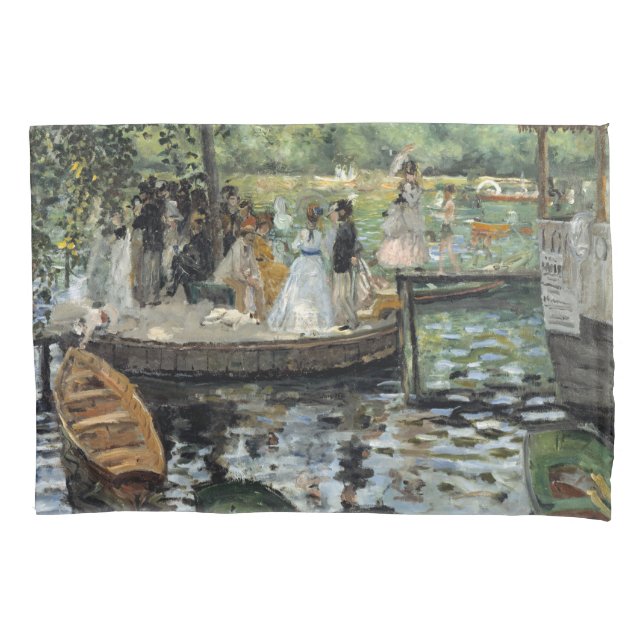 Pierre-Auguste Renoir - La Grenouillere Pillowcase (Front)