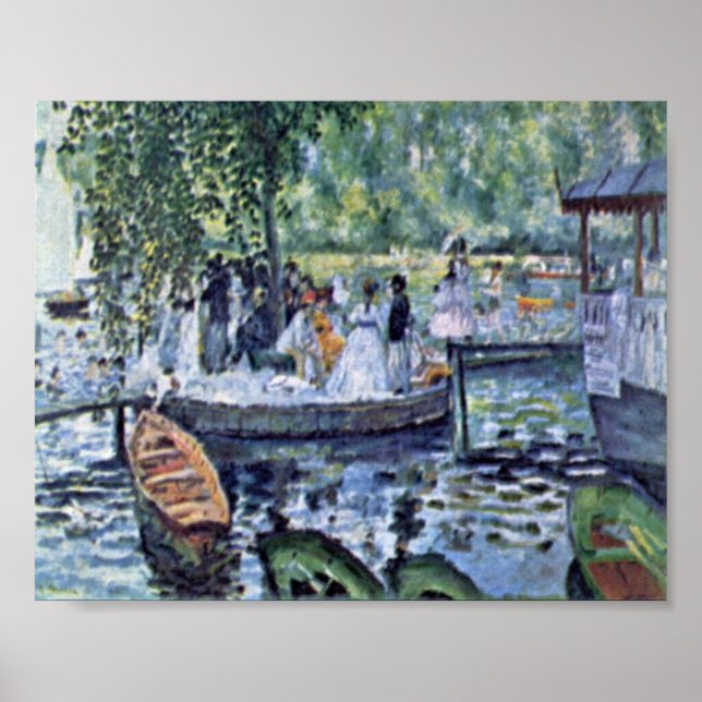 Pierre-Auguste Renoir - La Grenouillere Poster (Front)