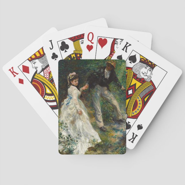 Pierre-Auguste Renoir - La Promenade Playing Cards (Back)