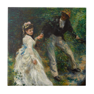 Pierre-Auguste Renoir - La Promenade Tile