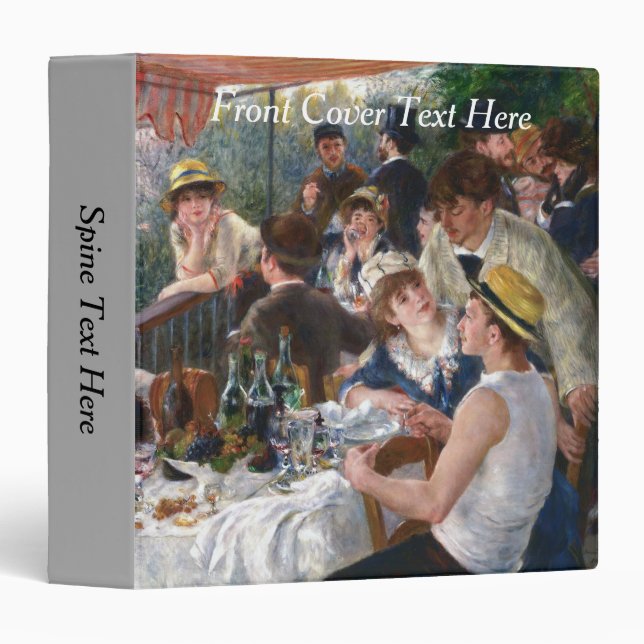 Pierre-Auguste Renoir - Luncheon of Boating Party Binder (Front/Spine)