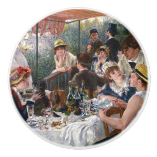 Pierre-Auguste Renoir - Luncheon of Boating Party Ceramic Knob