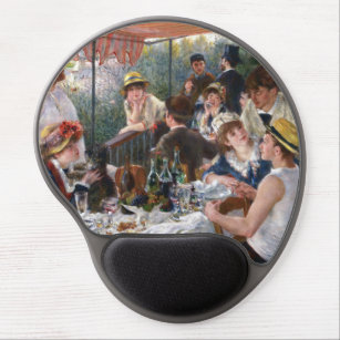Pierre-Auguste Renoir - Luncheon of Boating Party Gel Mouse Pad