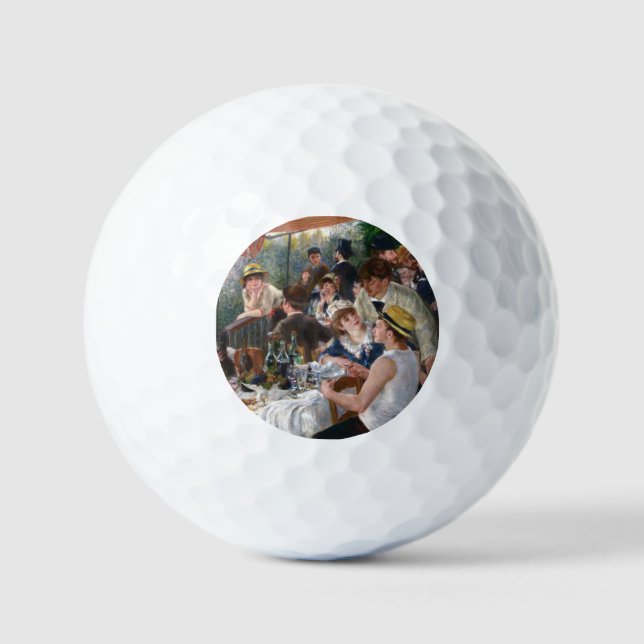 Pierre-Auguste Renoir - Luncheon of Boating Party Golf Balls (Front)