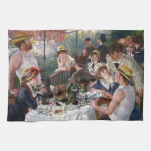 Pierre-Auguste Renoir - Luncheon of Boating Party Kitchen Towel