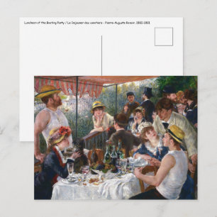 Pierre-Auguste Renoir - Luncheon of Boating Party Postcard