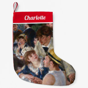 Pierre-Auguste Renoir - Luncheon of Boating Party Small Christmas Stocking