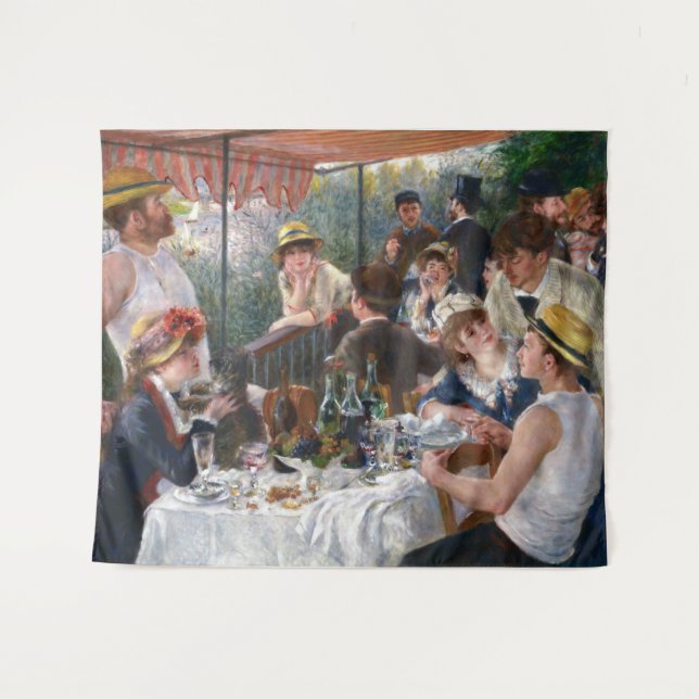 Pierre-Auguste Renoir - Luncheon of Boating Party Tapestry (Front (Horizontal))