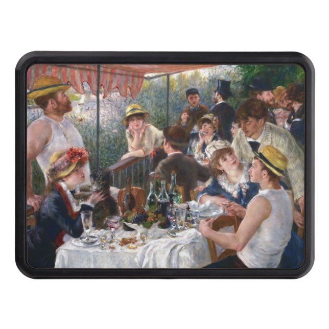 Pierre-Auguste Renoir - Luncheon of Boating Party Trailer Hitch Cover (Front)
