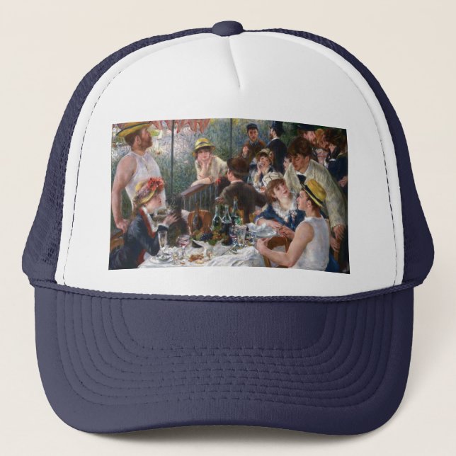 Pierre-Auguste Renoir - Luncheon of Boating Party Trucker Hat (Front)