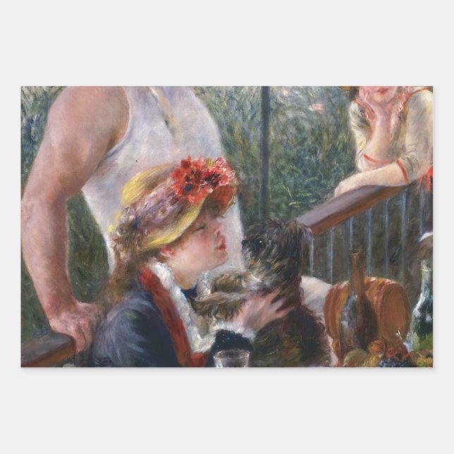 Pierre-Auguste Renoir - Luncheon of Boating Party Wrapping Paper Sheet (Front)