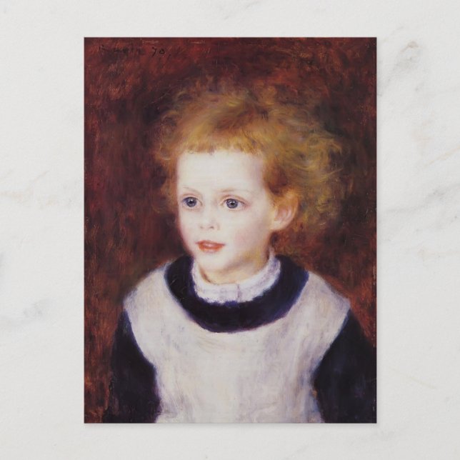 Pierre-Auguste Renoir- Margot Berard Postcard (Front)