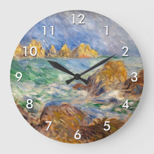 Pierre-Auguste Renoir - Marine, Guernesey Large Clock