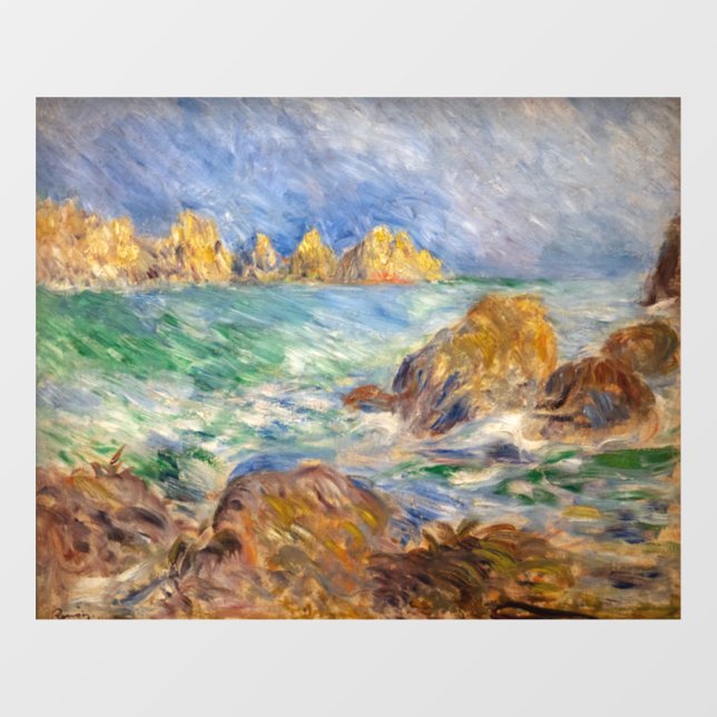 Pierre-Auguste Renoir - Marine, Guernesey Window Cling (Sheet)