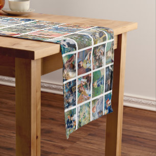 Pierre-Auguste Renoir - Masterpieces Collage Short Table Runner