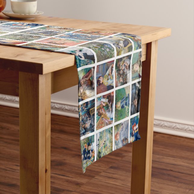 Pierre-Auguste Renoir - Masterpieces Collage Short Table Runner (In Situ)