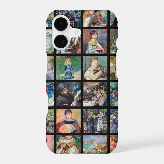 Pierre-Auguste Renoir - Masterpieces Grid Collage (Back)