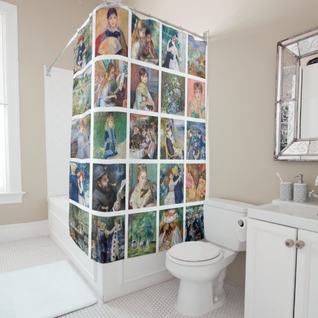Pierre-Auguste Renoir - Masterpieces Grid Collage (In Situ)