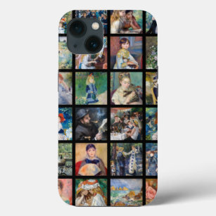 Pierre-Auguste Renoir - Masterpieces Grid Collage iPhone 13 Case