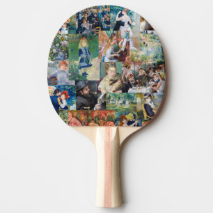 Pierre-Auguste Renoir - Masterpieces Patchwork Ping Pong Paddle