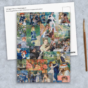 Pierre-Auguste Renoir - Masterpieces Patchwork Postcard