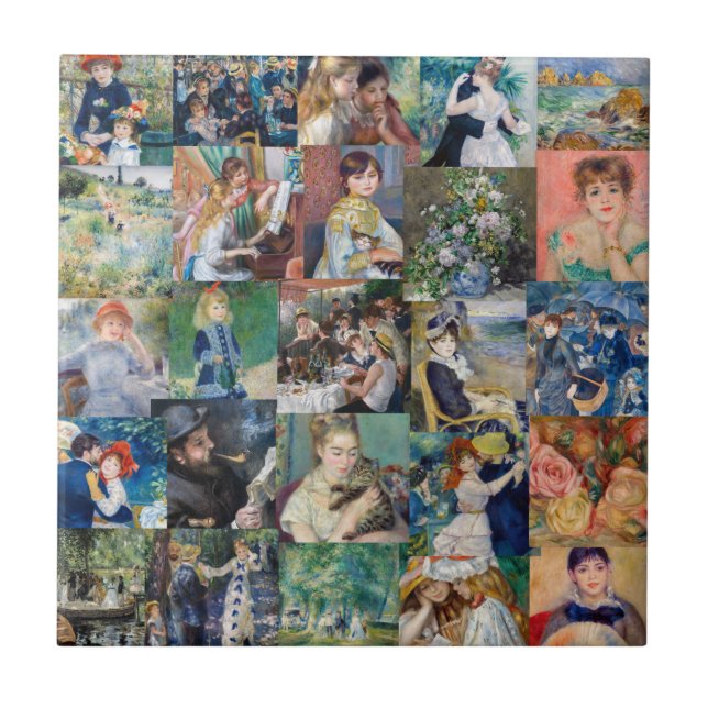 Pierre-Auguste Renoir - Masterpieces Patchwork Tile (Front)