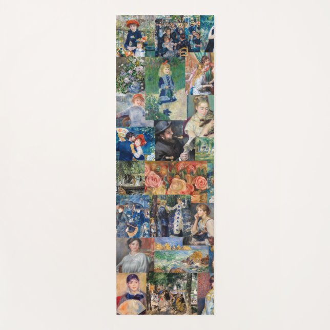 Pierre-Auguste Renoir - Masterpieces Patchwork Yoga Mat (Front)
