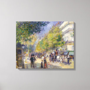 Pierre-Auguste Renoir - Paris, Grands Boulevards Canvas Print