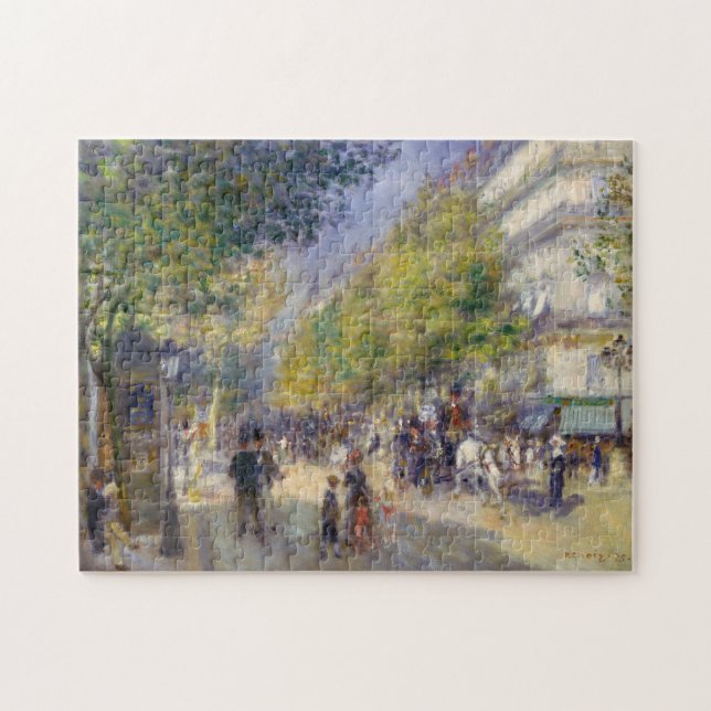 Pierre-Auguste Renoir - Paris, Grands Boulevards Jigsaw Puzzle (Horizontal)