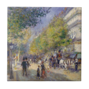 Pierre-Auguste Renoir - Paris, Grands Boulevards Tile