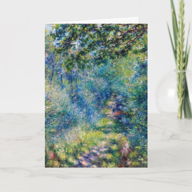 Pierre-Auguste Renoir - Path in the Forest Card (Front)